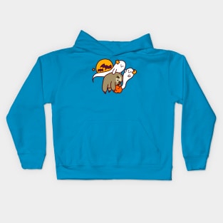 Cute Halloween Sloth Kids Hoodie